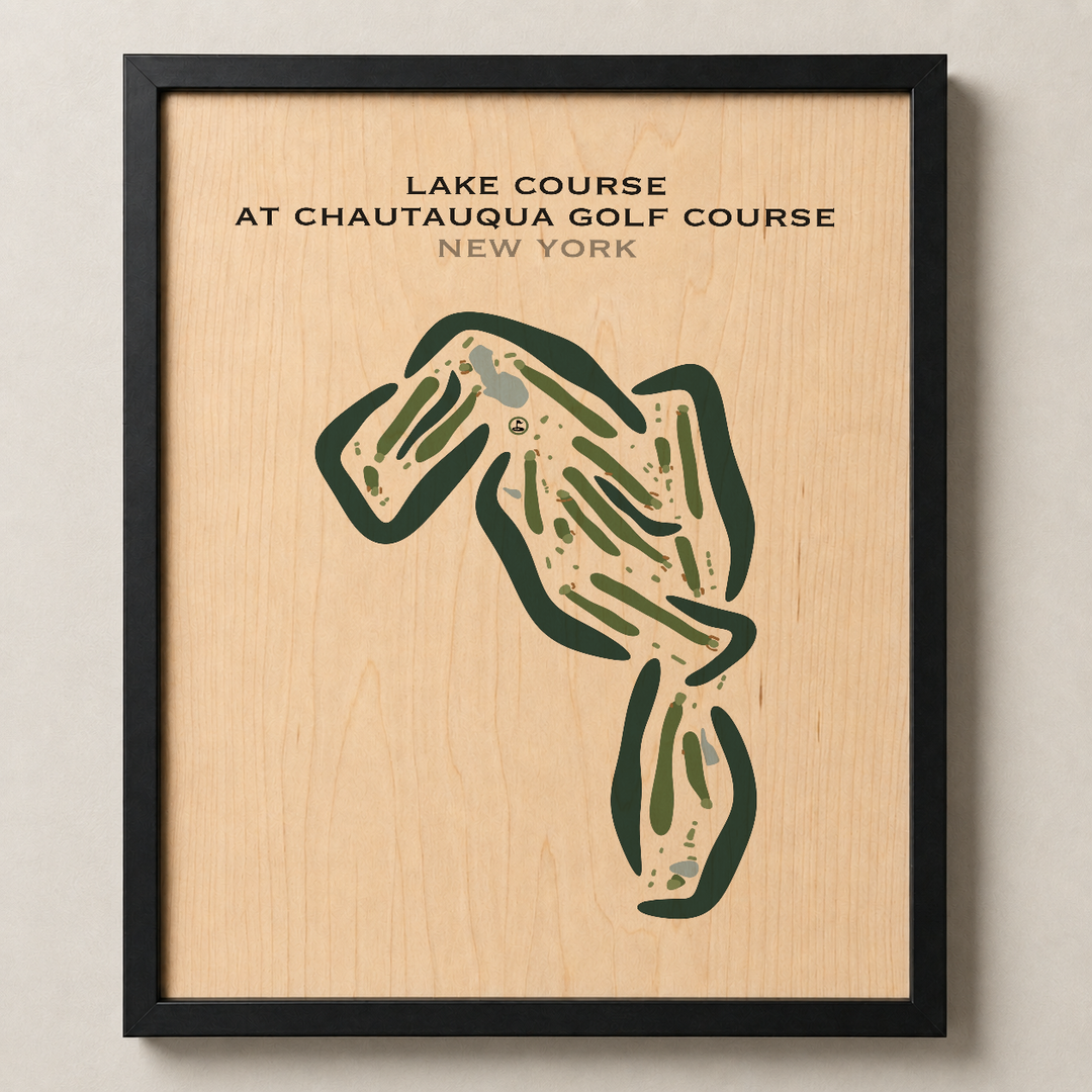 Lake Course at Chautauqua Golf Course, New York - Printed Golf Courses