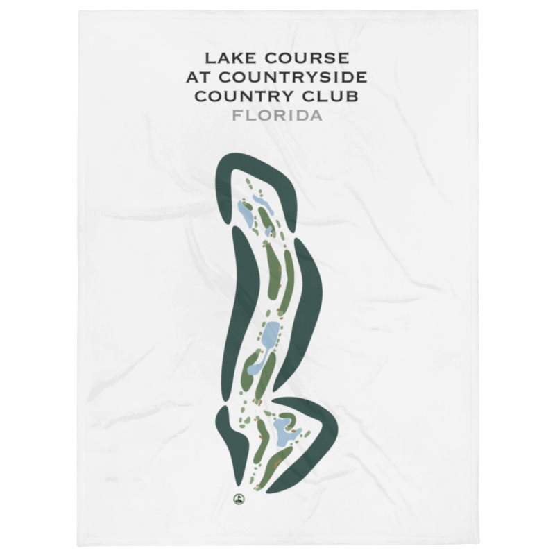 Lake Course at Countryside Country Club, Florida - Printed Golf Courses
