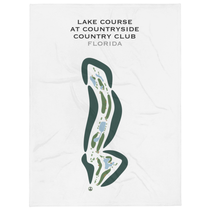 Lake Course at Countryside Country Club, Florida - Printed Golf Courses