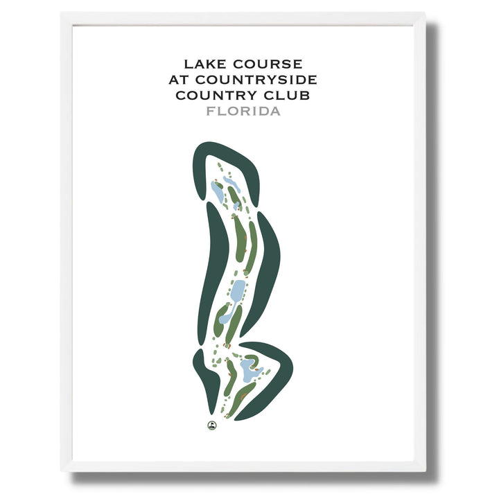 Lake Course at Countryside Country Club, Florida - Printed Golf Courses