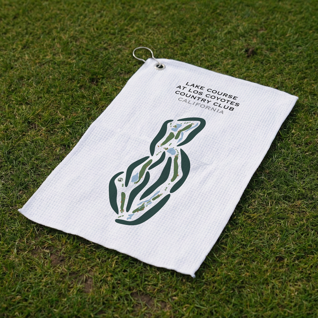 Lake Course at Los Coyotes Country Club, California - Printed Golf Courses