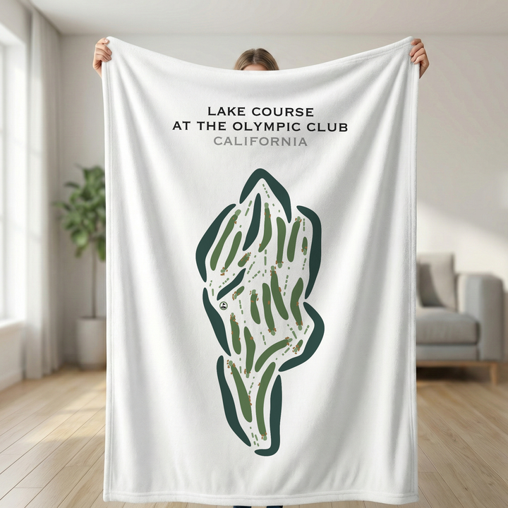 Lake Course at The Olympic Club, California - Printed Golf Courses
