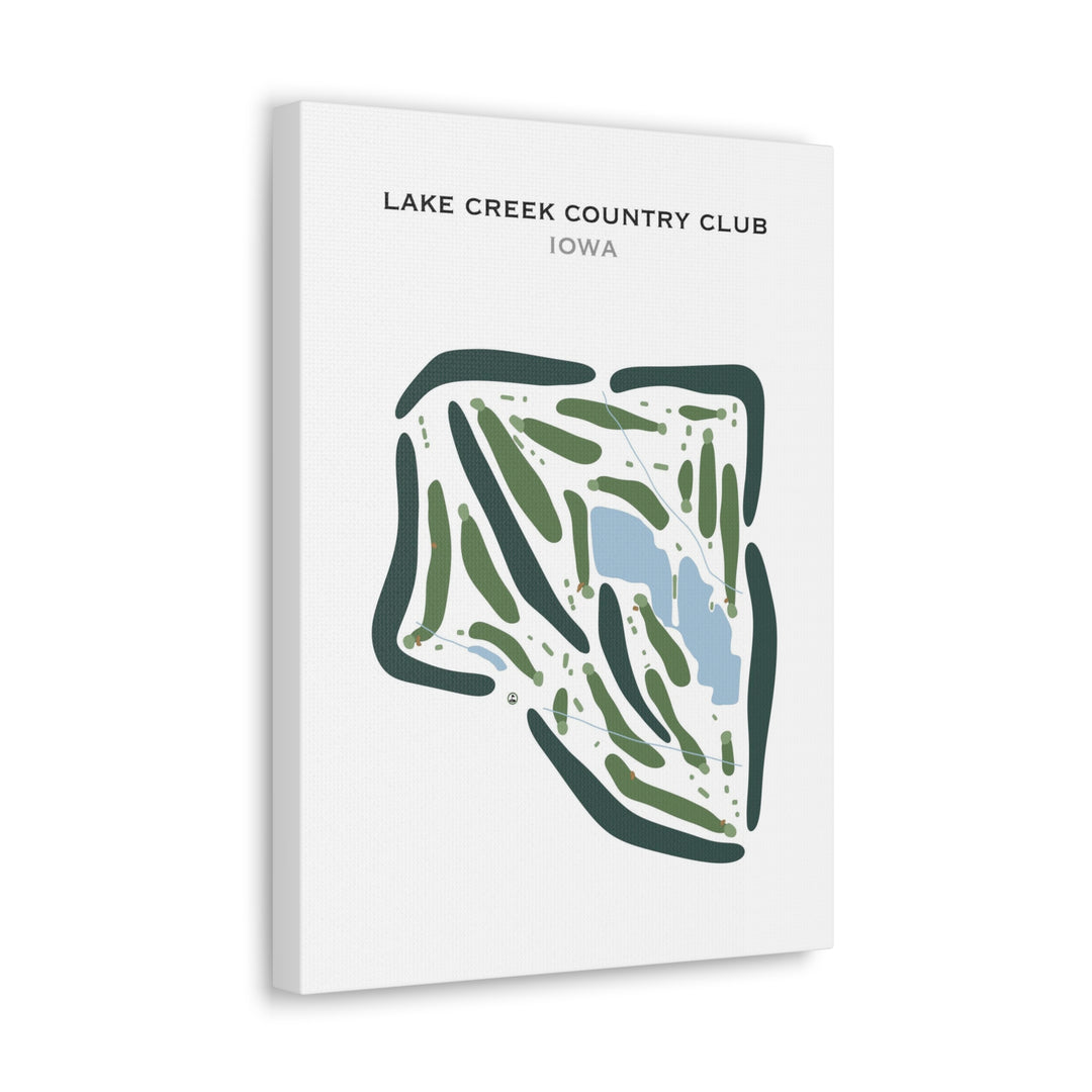 Lake Creek Country Club, Iowa - Printed Golf Courses