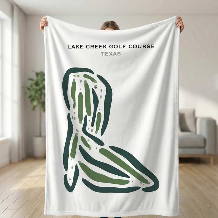 Lake Creek Golf Course, Texas - Printed Golf Courses