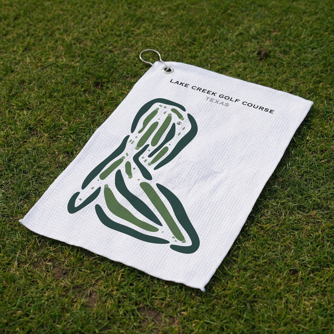 Lake Creek Golf Course, Texas - Printed Golf Courses