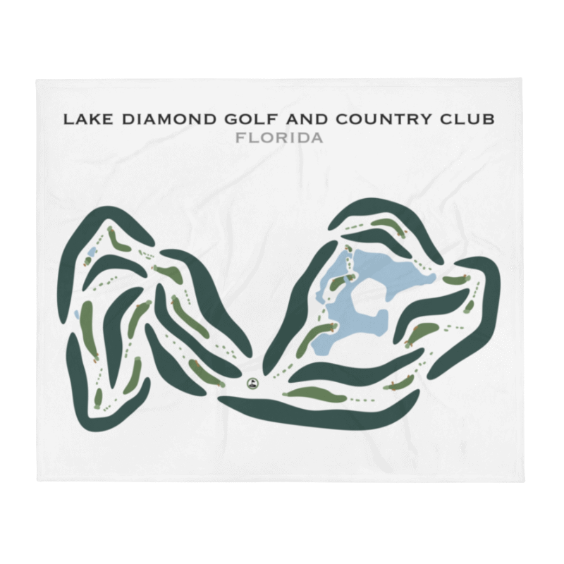 Lake Diamond Golf & Country Club, Florida - Printed Golf Courses