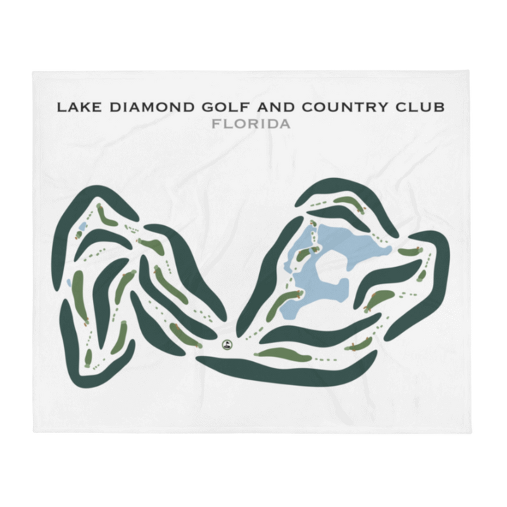 Lake Diamond Golf & Country Club, Florida - Printed Golf Courses