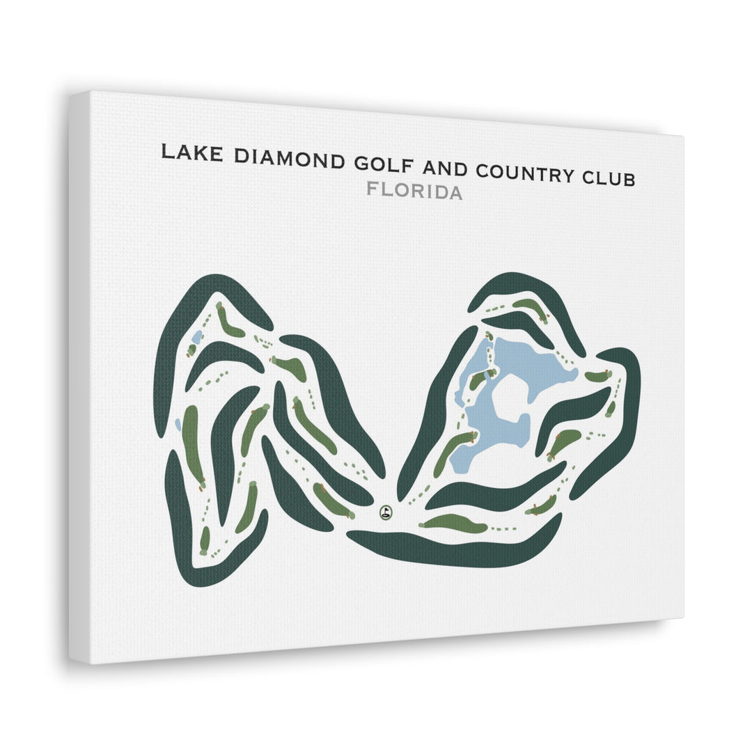 Lake Diamond Golf & Country Club, Florida - Printed Golf Courses