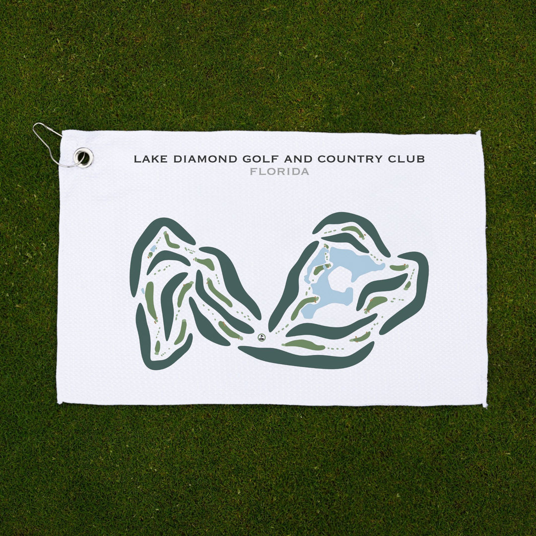 Lake Diamond Golf & Country Club, Florida - Printed Golf Courses