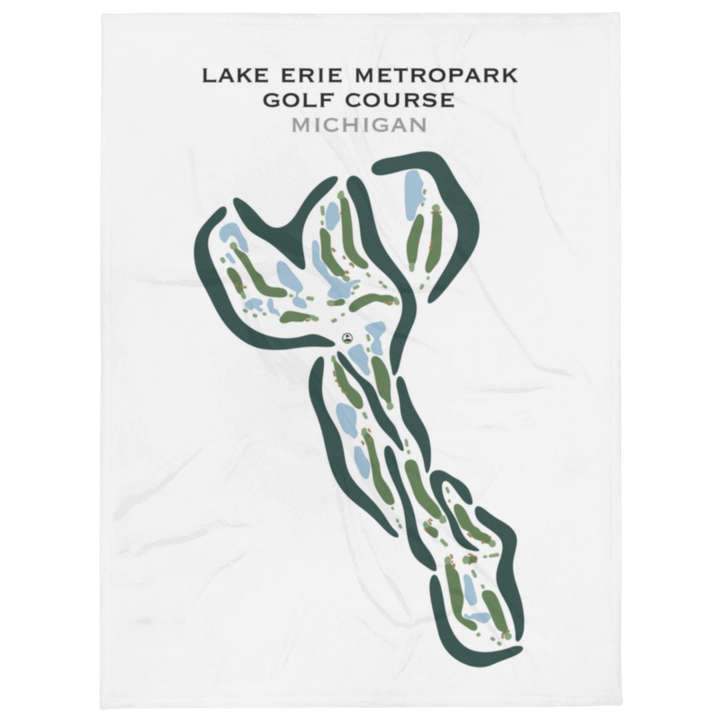Lake Erie Metropark Golf Course, Michigan - Printed Golf Courses