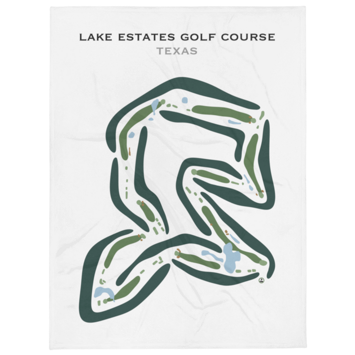 Lake Estates Golf Course, Texas - Printed Golf Courses