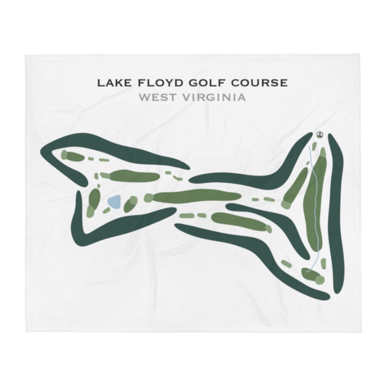 Lake Floyd Golf Course, West Virginia - Printed Golf Courses