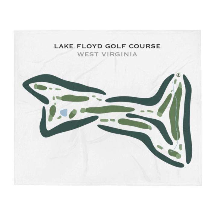 Lake Floyd Golf Course, West Virginia - Printed Golf Courses