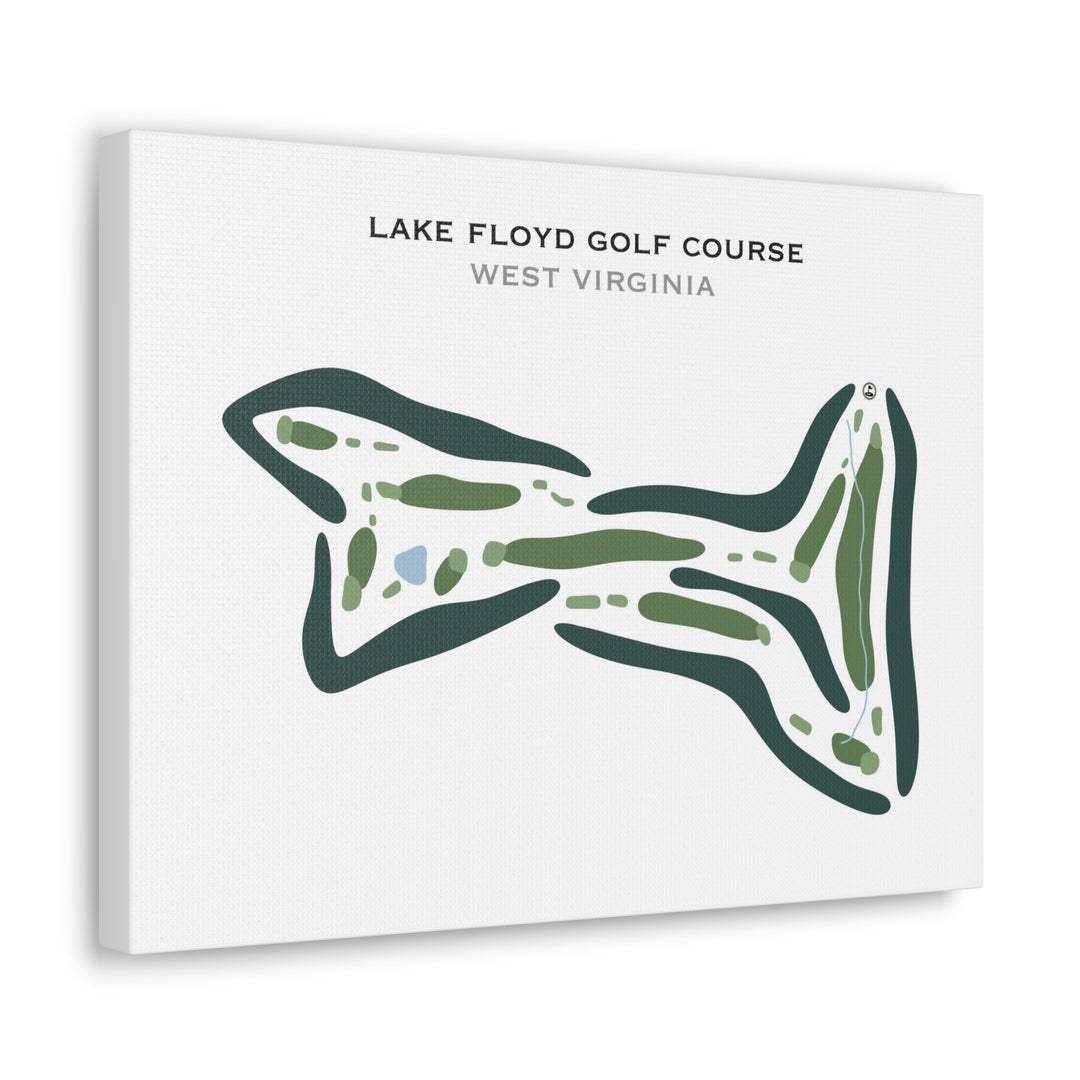 Lake Floyd Golf Course, West Virginia - Printed Golf Courses