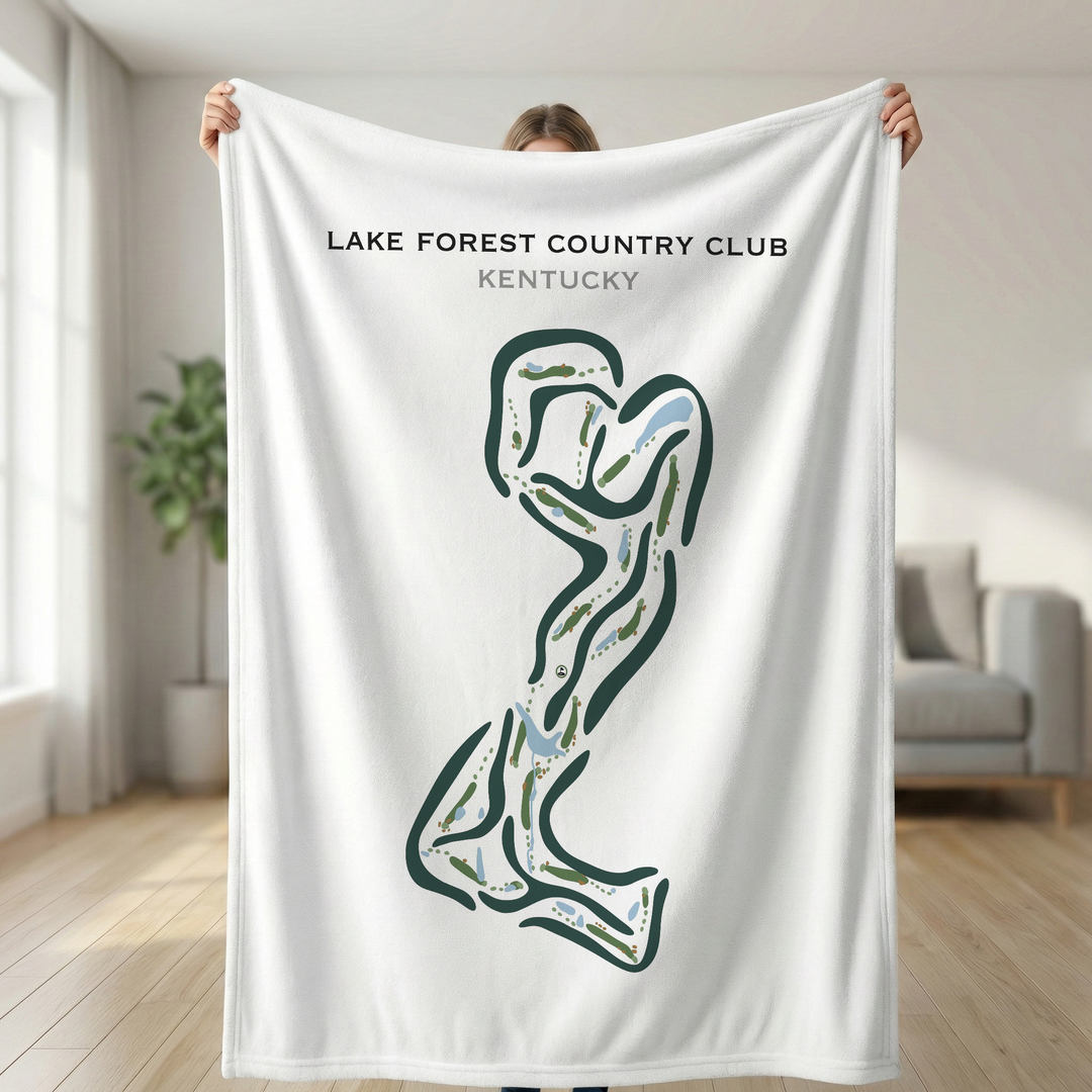 Lake Forest Country Club, Kentucky - Printed Golf Courses