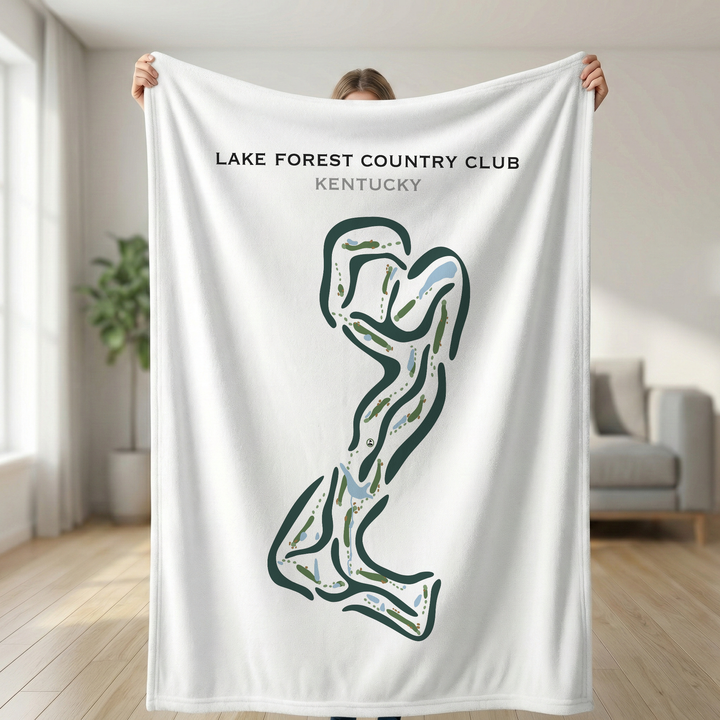 Lake Forest Country Club, Kentucky - Printed Golf Courses