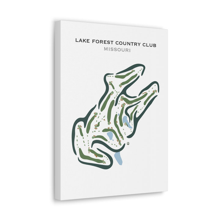 Lake Forest Country Club, Missouri - Printed Golf Courses