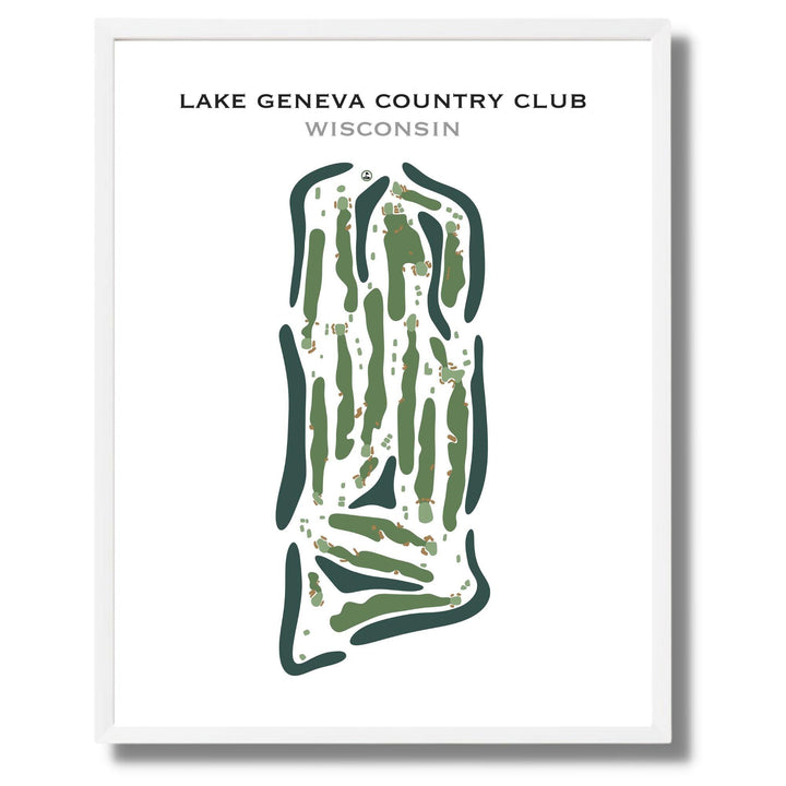Lake Geneva Country Club, Wisconsin - Golf Course Prints
