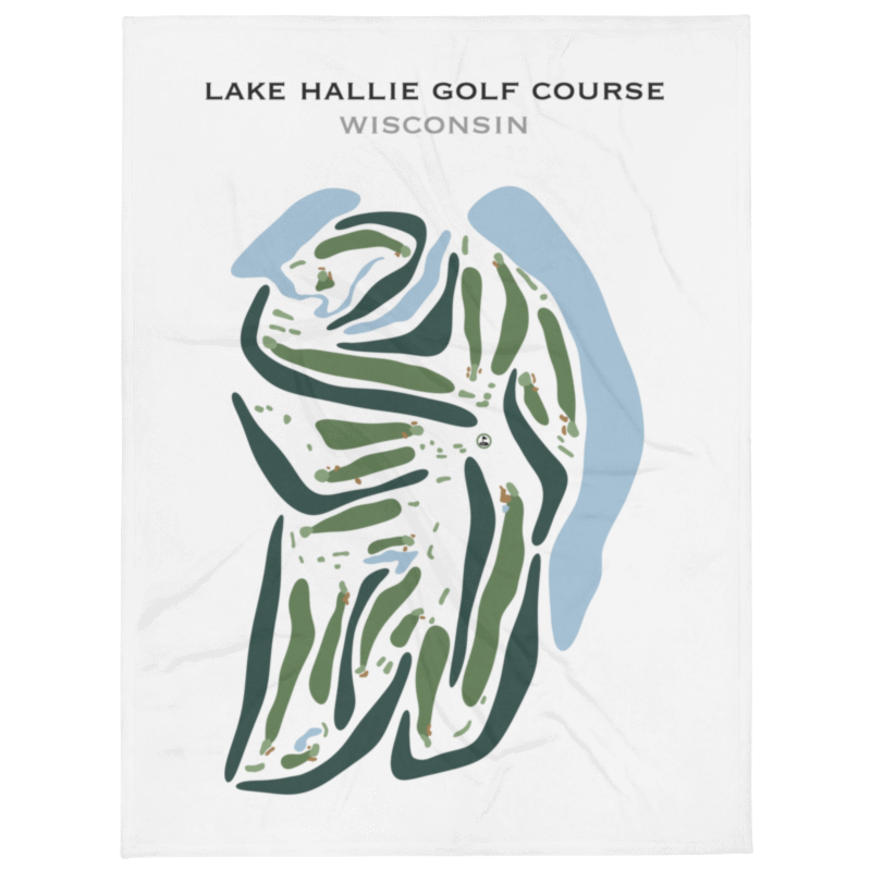 Lake Hallie Golf Course, Wisconsin - Printed Golf Courses