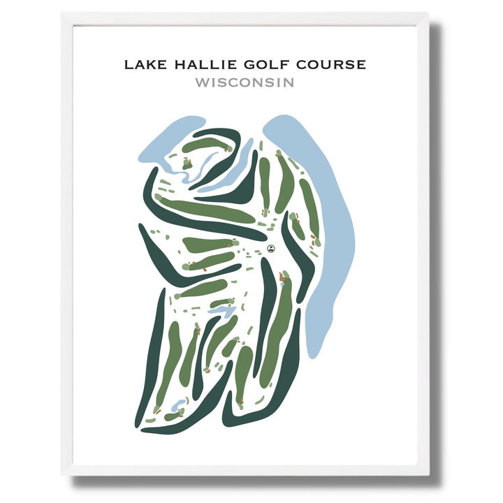 Lake Hallie Golf Course, Wisconsin - Printed Golf Courses