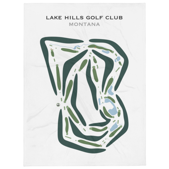 Lake Hills Golf Club, Montana - Printed Golf Courses