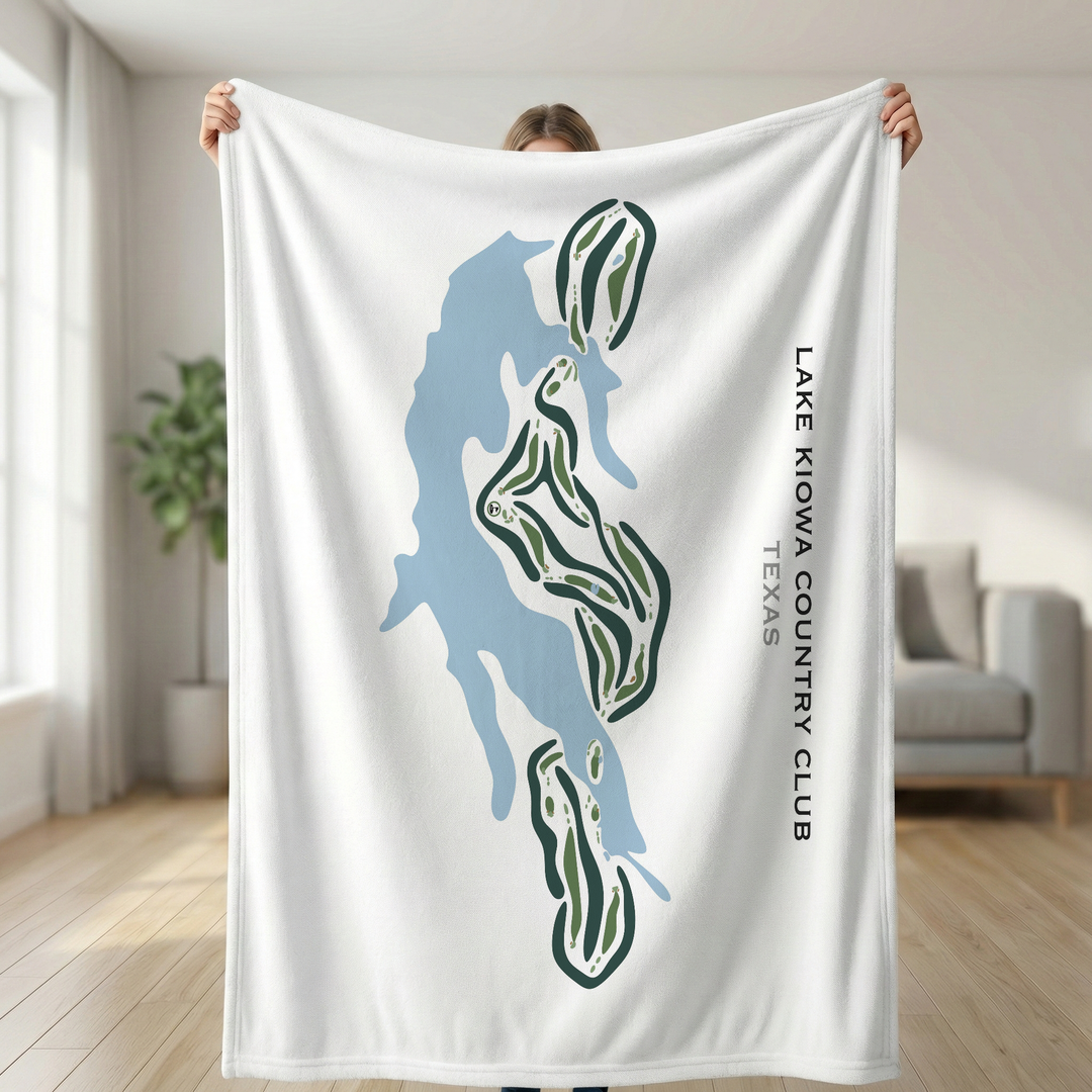 Lake Kiowa Country Club, Texas - Printed Golf Courses