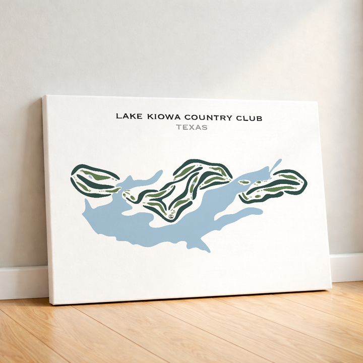 Lake Kiowa Country Club, Texas - Printed Golf Courses
