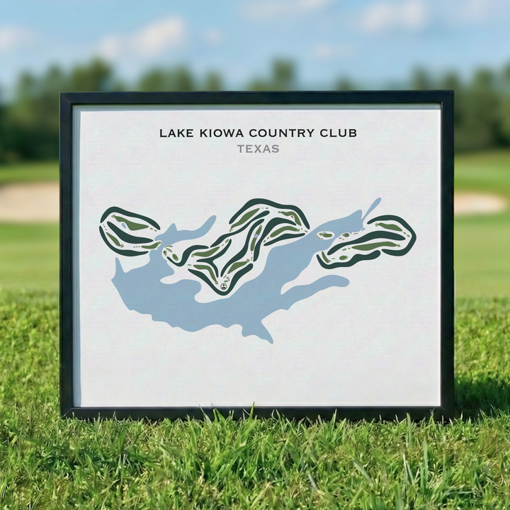 Lake Kiowa Country Club, Texas - Printed Golf Courses