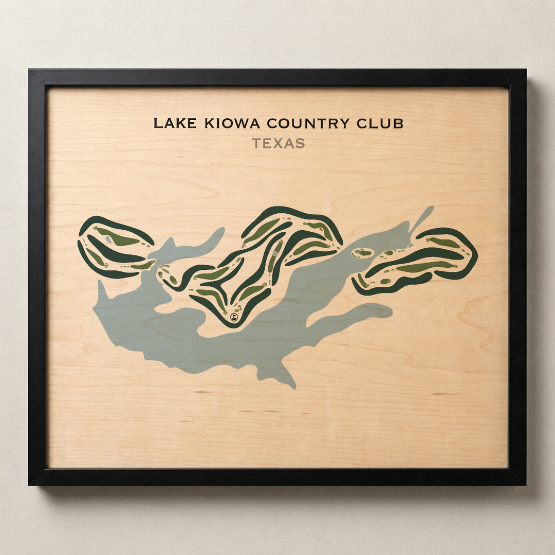 Lake Kiowa Country Club, Texas - Printed Golf Courses