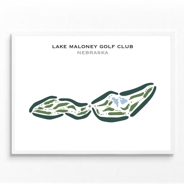 Lake Maloney Golf Club, Nebraska - Printed Golf Courses