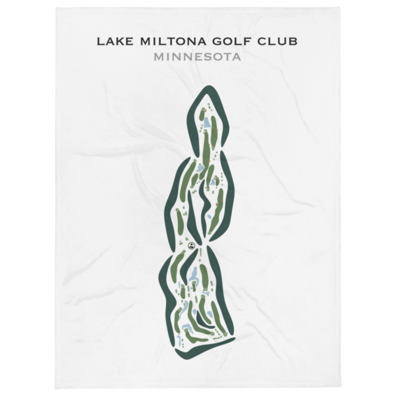 Lake Miltona Golf Club, Minnesota - Printed Golf Courses