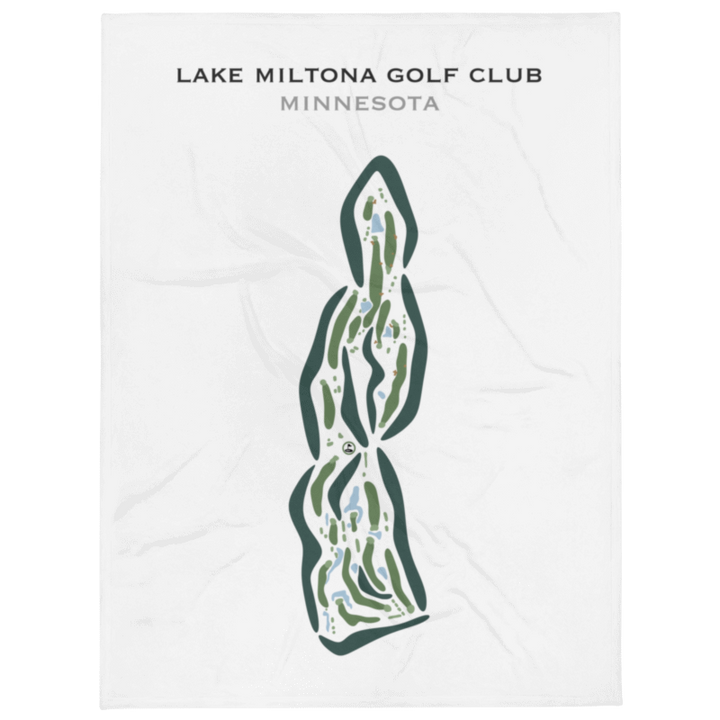 Lake Miltona Golf Club, Minnesota - Printed Golf Courses