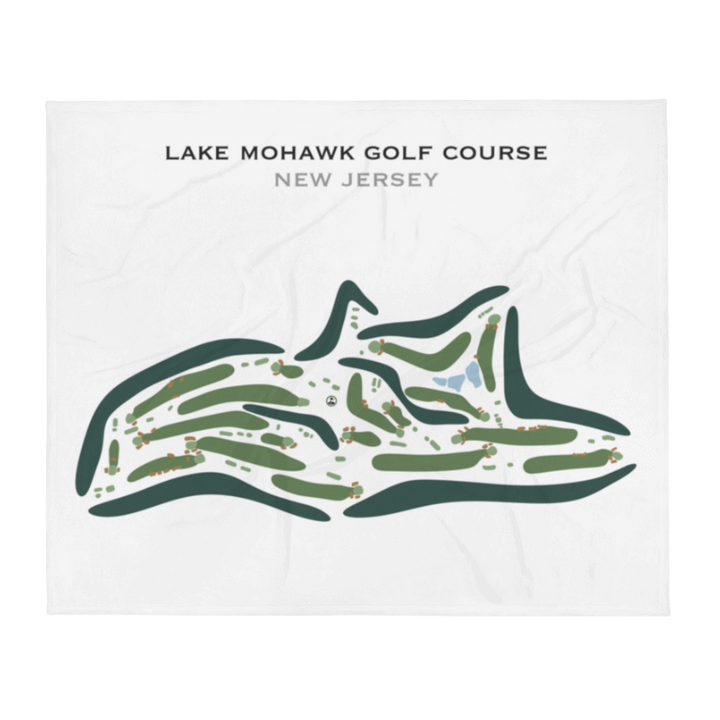 Lake Mohawk Golf Course, New Jersey - Printed Golf Course