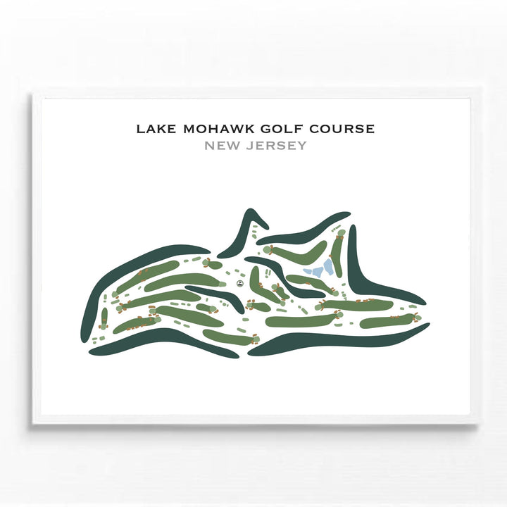 Lake Mohawk Golf Course, New Jersey - Printed Golf Course