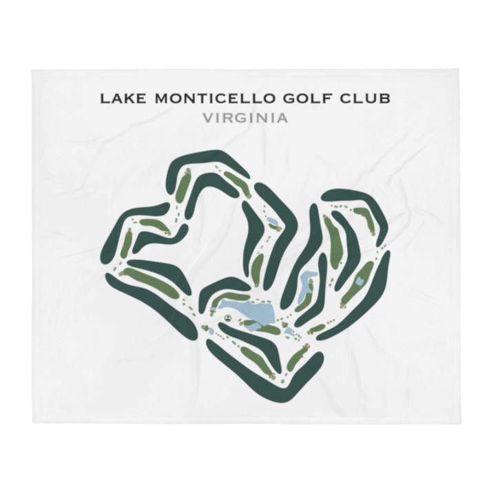 Lake Monticello Golf Course, Virginia - Printed Golf Courses