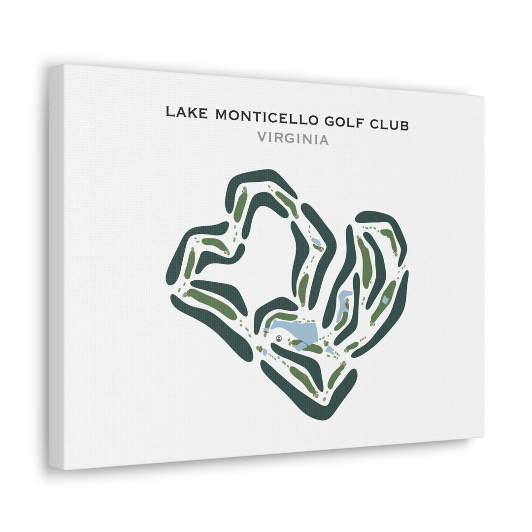 Lake Monticello Golf Course, Virginia - Printed Golf Courses