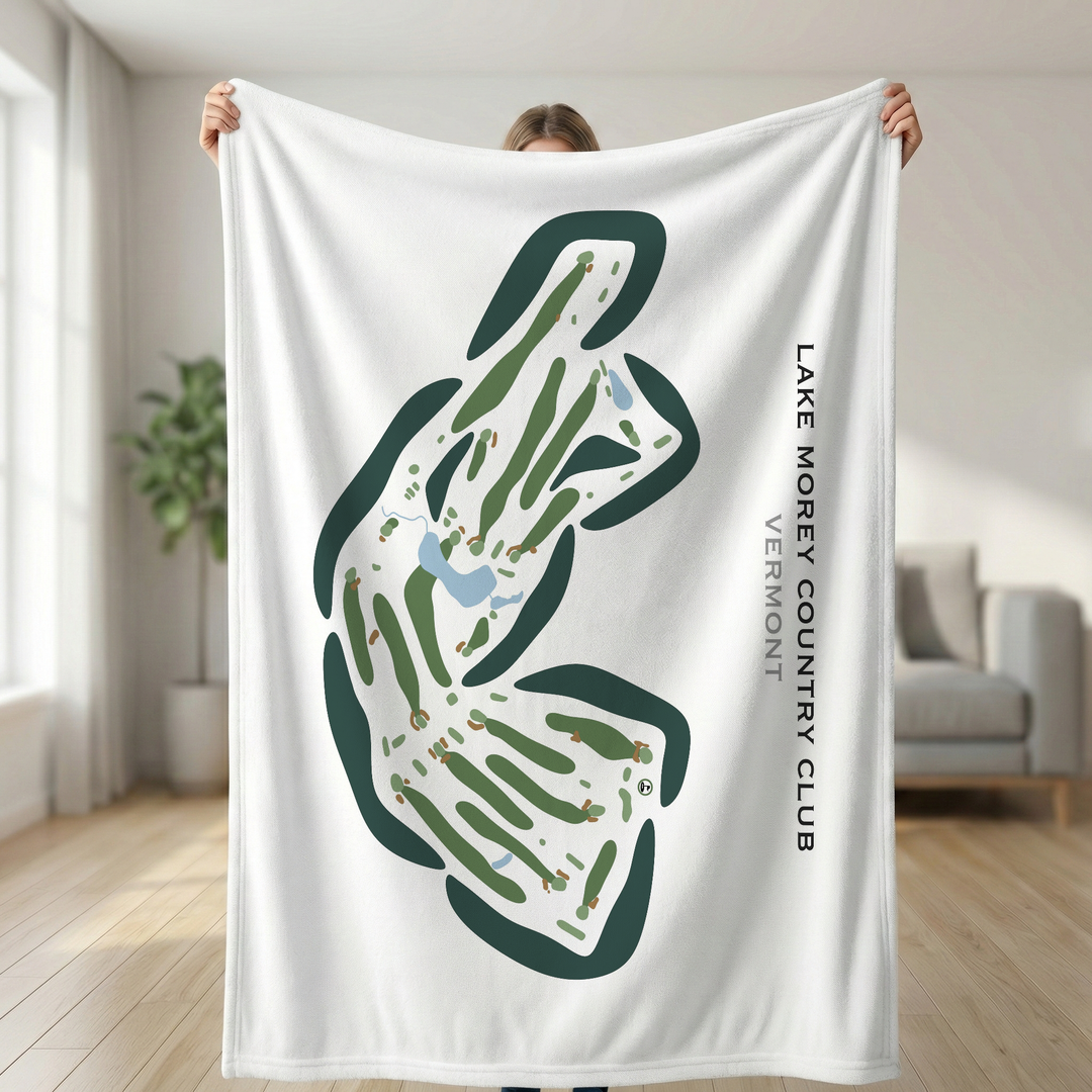 Lake Morey Country Club, Vermont - Printed Golf Course