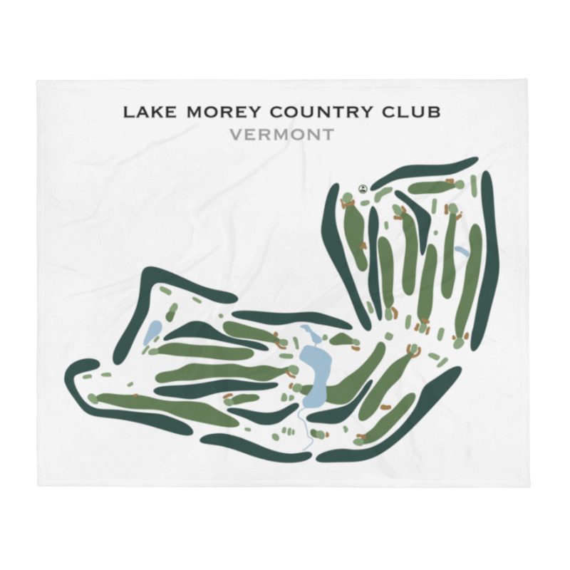 Lake Morey Country Club, Vermont - Printed Golf Course