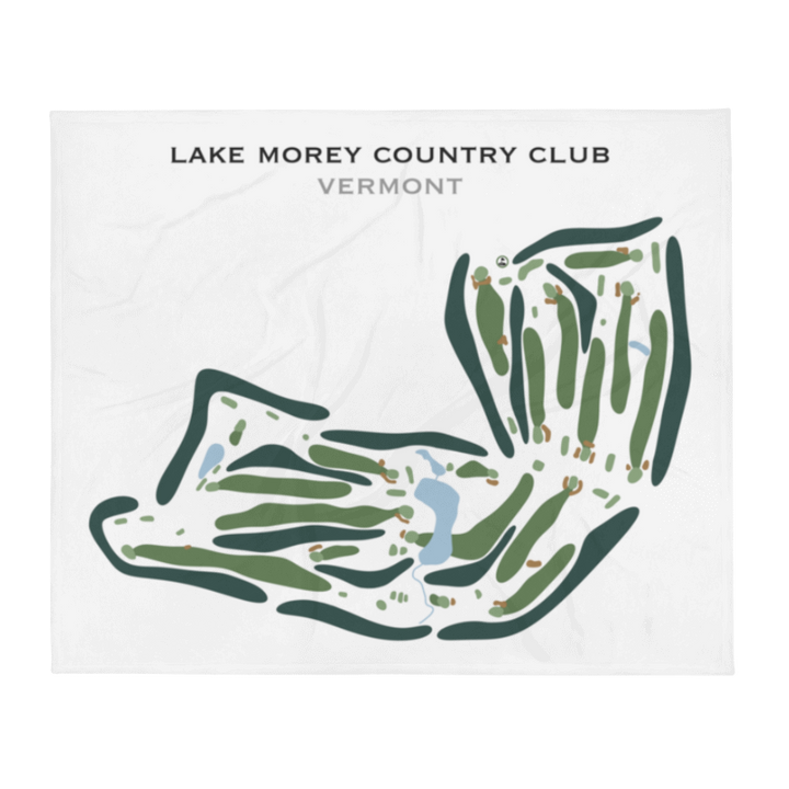 Lake Morey Country Club, Vermont - Printed Golf Course