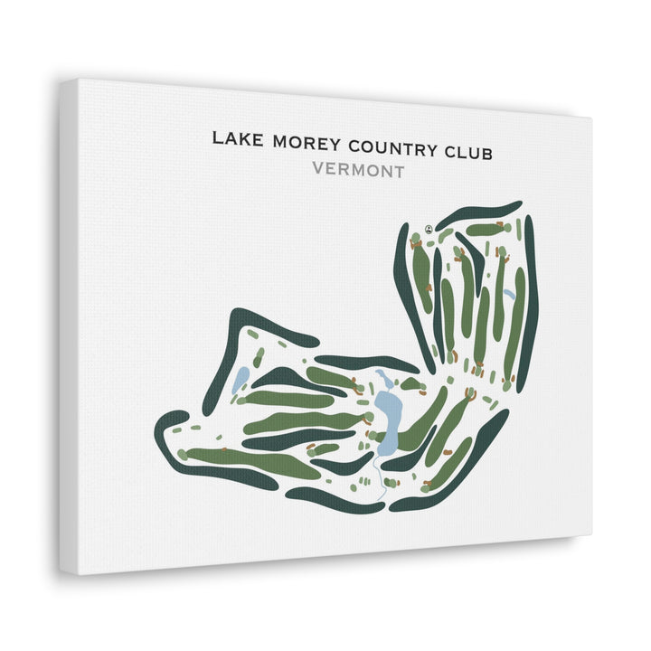 Lake Morey Country Club, Vermont - Printed Golf Course