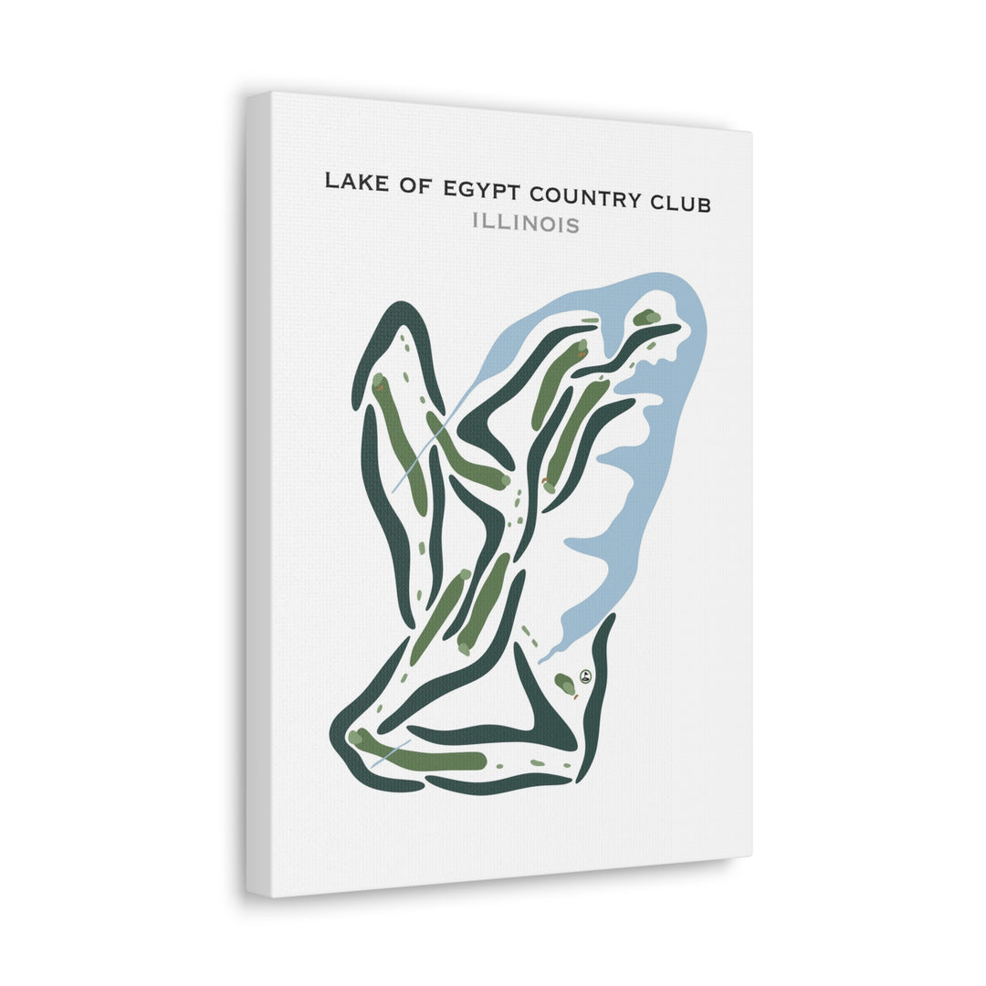 Lake of Egypt Country Club, Illinois - Printed Golf Courses