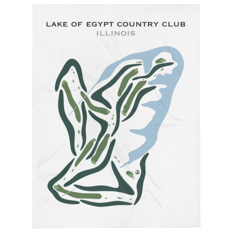 Lake of Egypt Country Club, Illinois - Printed Golf Courses