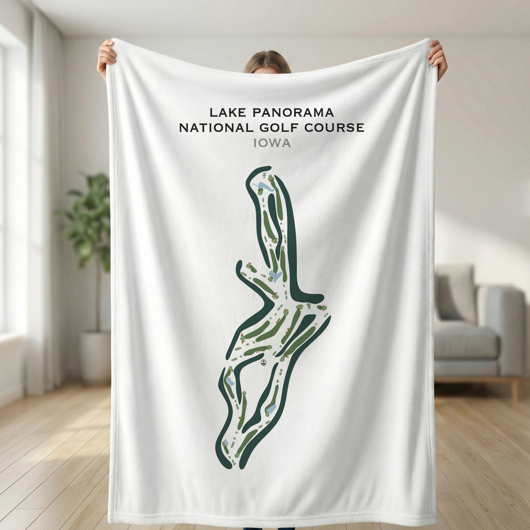 Lake Panorama National Golf Course, Iowa - Printed Golf Course