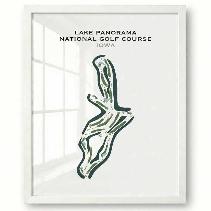 Lake Panorama National Golf Course, Iowa - Printed Golf Course
