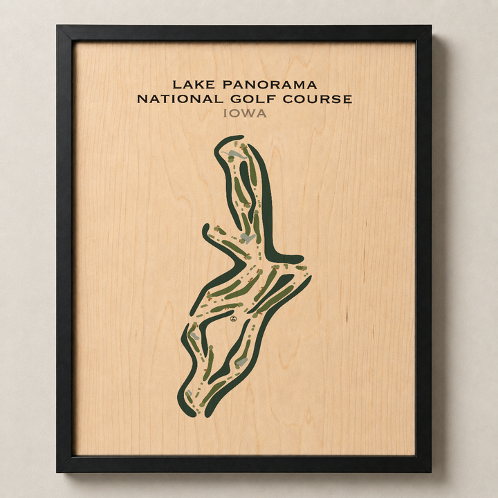Lake Panorama National Golf Course, Iowa - Printed Golf Course