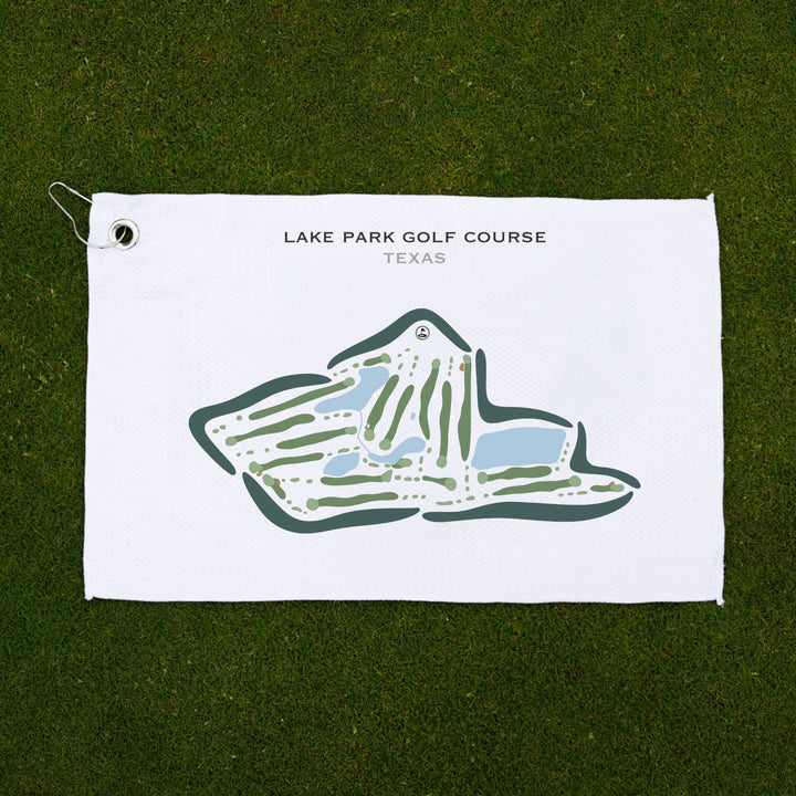 Lake Park Golf Course, Texas - Printed Golf Courses