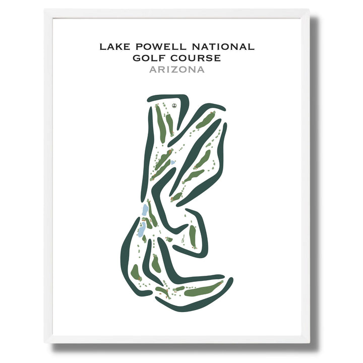 Lake Powell National Golf Course, Arizona - Printed Golf Courses