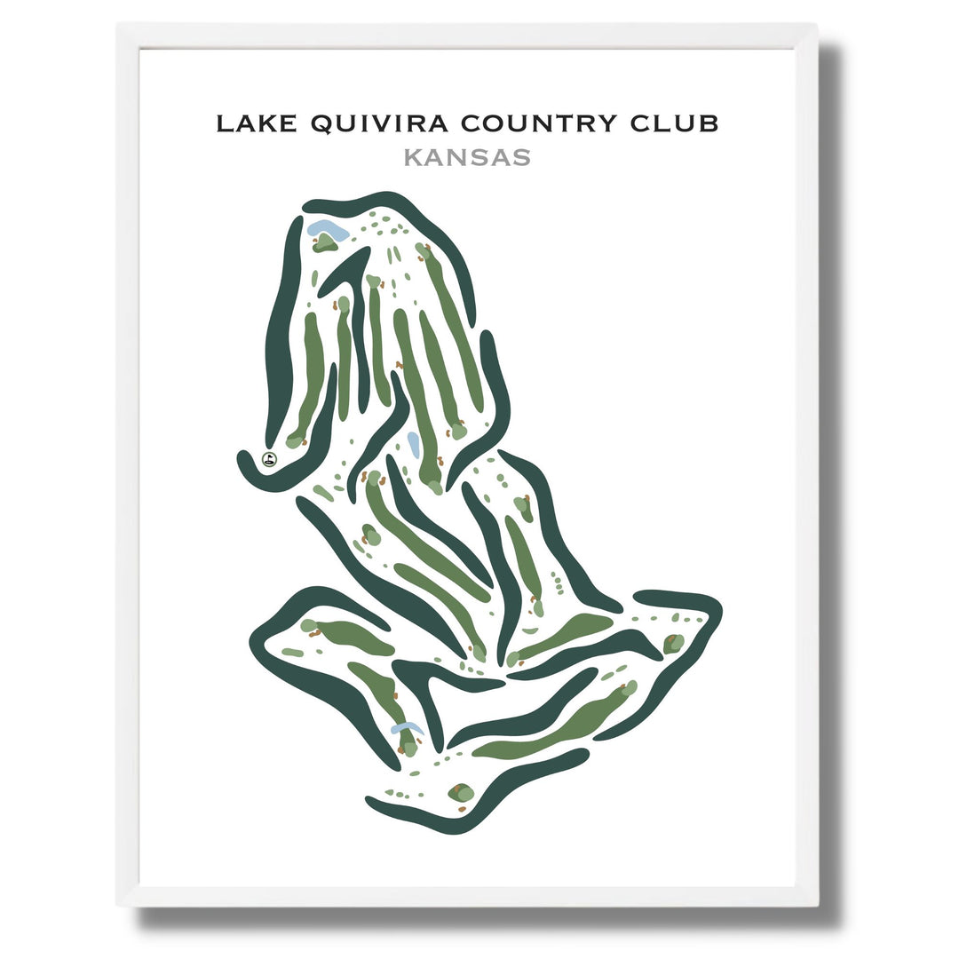 Lake Quivira Country Club, Kansas - Printed Golf Courses