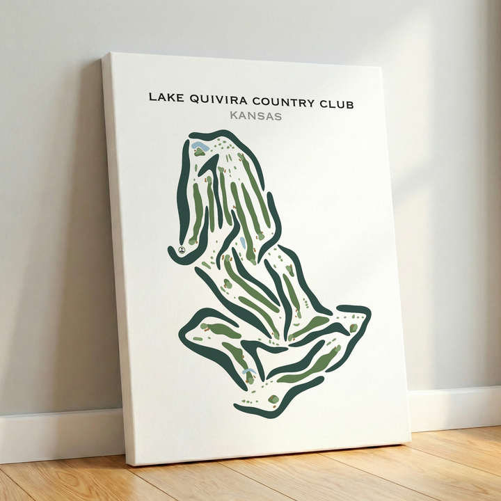 Lake Quivira Country Club, Kansas - Printed Golf Courses