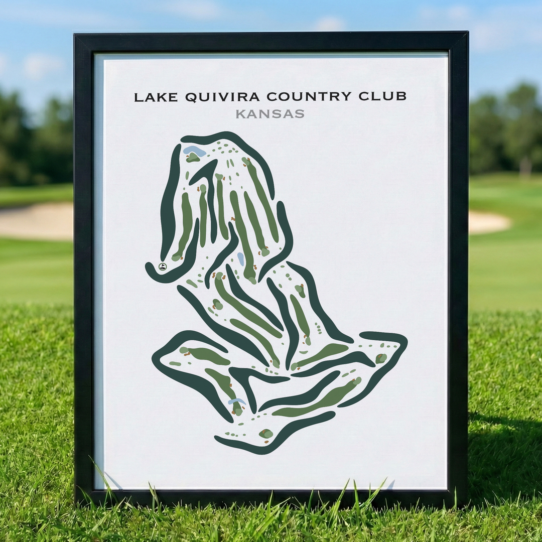 Lake Quivira Country Club, Kansas - Printed Golf Courses